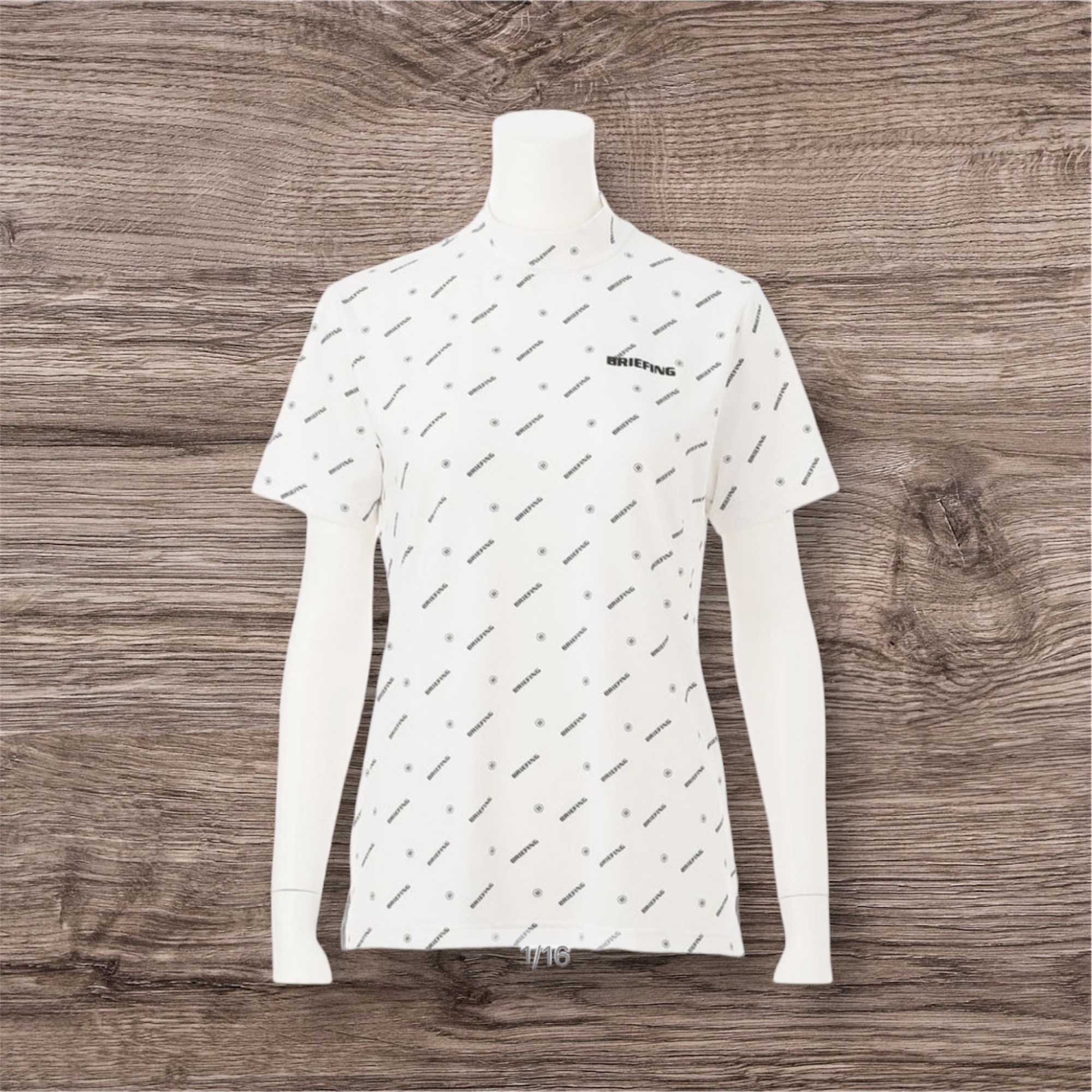 BRIEFING フリースジャケット ダブルジップ ロゴ ゴルフ L